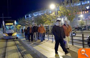 Metrovalencia refuerza el lunes su servicio para el encuentro de Liga entre el Levante y el Real Betis
