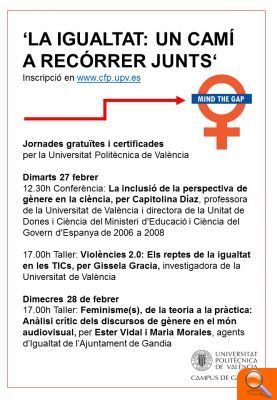 Jornades ‘La igualtat: un camí a recórrer junts’  al Campus de Gandia  de la UPV - (foto 2)