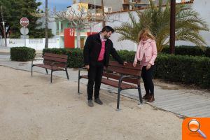 Nules utilitza materials nous en passarel·les i bancs de la zona marítima     - (foto 4)