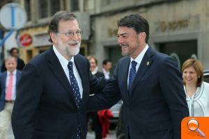 Mariano Rajoy visita por primera vez el Ayuntamiento de Alicante