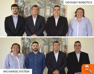 Las empresas Odyssey Robotics y Wicharge System se incorporan a la red empresarial del Parque Científico de la UMH