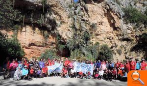 Els Lluïsos fan ruta senderista en Alborache