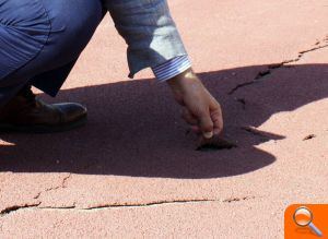 Ciudadanos denuncia el estado "lamentable" de la pista de atletismo de Benidorm 