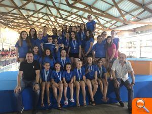 Las Sincro nucieras lograron 8 medallas en el Autonómico de Promoción en #LaNuciaCiudadDelDeporte