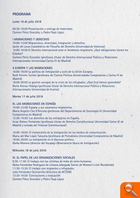 La Sede Universitaria de Petrer profundizará en las Migraciones y los Derechos Humanos en un Curso de Verano del 16 al 18 de julio - (foto 4) La Sede Universitaria de Petrer profundizará en las Migraciones y los Derechos Humanos en un Curso de Verano del 16 al 18 de julio - (foto 4)