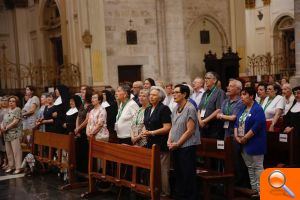 La Catedral acoge el IX Encuentro de Jubilados y mayores de Valencia con la Mare de Déu