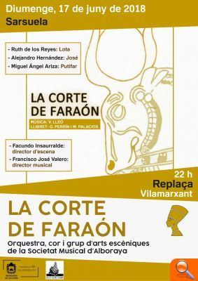 Vilamarxant acull este diumenge la sarsuela "La corte de Faraón" - (foto 2)