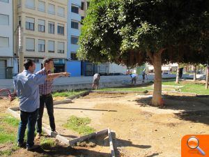 Benicarló aposta pels hàbits saludables amb la construcció d'un nou parc a la plaça de la Constitució