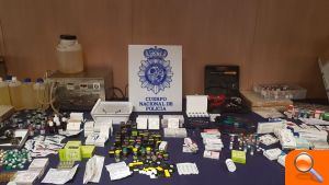 Desmantelados tres laboratorios clandestinos e intervenidas 5.000.000 de dosis de medicamentos ilegales
