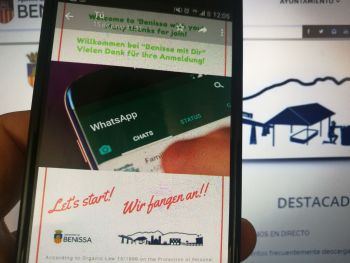 Benissa lanza un nuevo canal de información vía WhatsApp dirigido a residentes extranjeros
