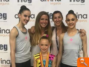 Blanca Rodríguez, del Club de Gimnasia Rítmica l'Almara, Campeona de España en pelota