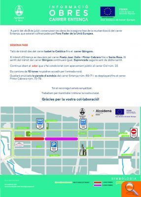 La segunda fase de las obras de Entença empiezan el próximo martes - (foto 2)