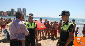 Oropesa del Mar inicia el servicio de policía en las playas para este verano