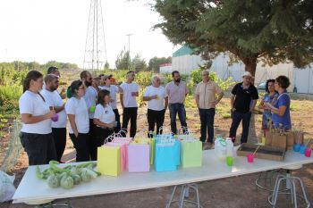 Acto de clausura del curso de Agricultura Ecológica