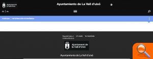 PP: ‘La mayor parte de los apartados de la nueva web municipal de la Vall d’Uixó están en blanco’ - (foto 2)