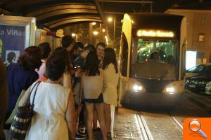 Metrovalencia amplía el servicio la noche del sábado para facilitar la participación en la Nit a la Mar