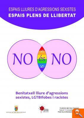 Benitatxell lanza la campaña 'No es no. Sí es sí' para unas fiestas sin agresiones sexistas - (foto 2)