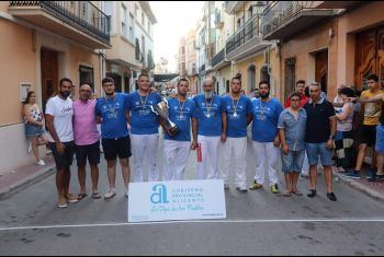 El Club de Pilota Valenciana de Mutxamel jugara el próximo año en la primera categoría de la liga de llargues