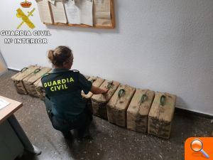 La Guardia Civil interviene 300 kilos de hachís en Sagunto