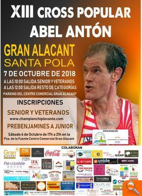 La XIII Cross Popular Abel Antón recorrerá la sierra de Santa Pola el próximo 7 de octubre - (foto 2)