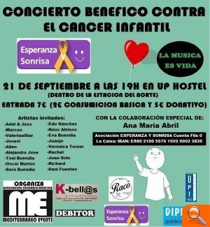 Concierto solidario contra el cáncer infantil en la Estación del Norte de València