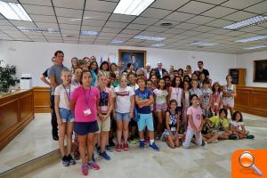 Recepción a los alumnos del proyecto erasmus del CEIP Las Culturas