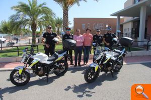 La policía Local incorpora dos nuevas motocicletas a su equipo de trabajo