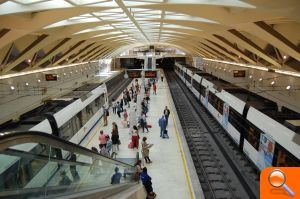 Metrovalencia desplazó en septiembre a 5,5 millones de viajeros en el conjunto de sus líneas