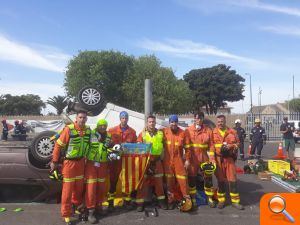 Los bomberos de Gandia, subcampeones del mundo en rescates de accidentes de tráfico