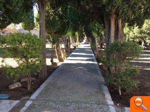 Les Coves de Vinromà prepara el cementerio municipal para la festividad de Todos los Santos