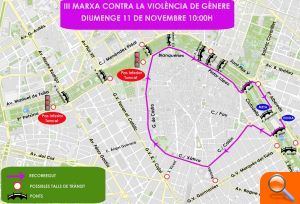 València acull este diumenge la III Marxa contra la Violència de Gènere