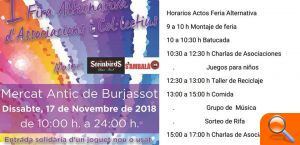 La I Feria Alternativa de Asociaciones y Colectivos se da cita este sábado en el antiguo Mercado Municipal