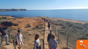 Alta participación en la ruta turística medioambiental de Orihuela