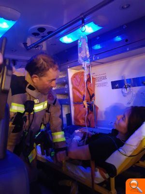 Pavoroso incendio en la undécima planta de un hotel de Alicante Pavoroso incendio en la undécima planta de un hotel de Alicante