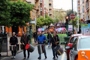 Más de 1.000 personas participan en la marcha y concentración contra la violencia machista