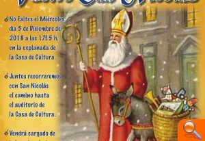 San Nicolás repartirá mañana en l'Alfàs golosinas y mandarinas entre los más pequeños